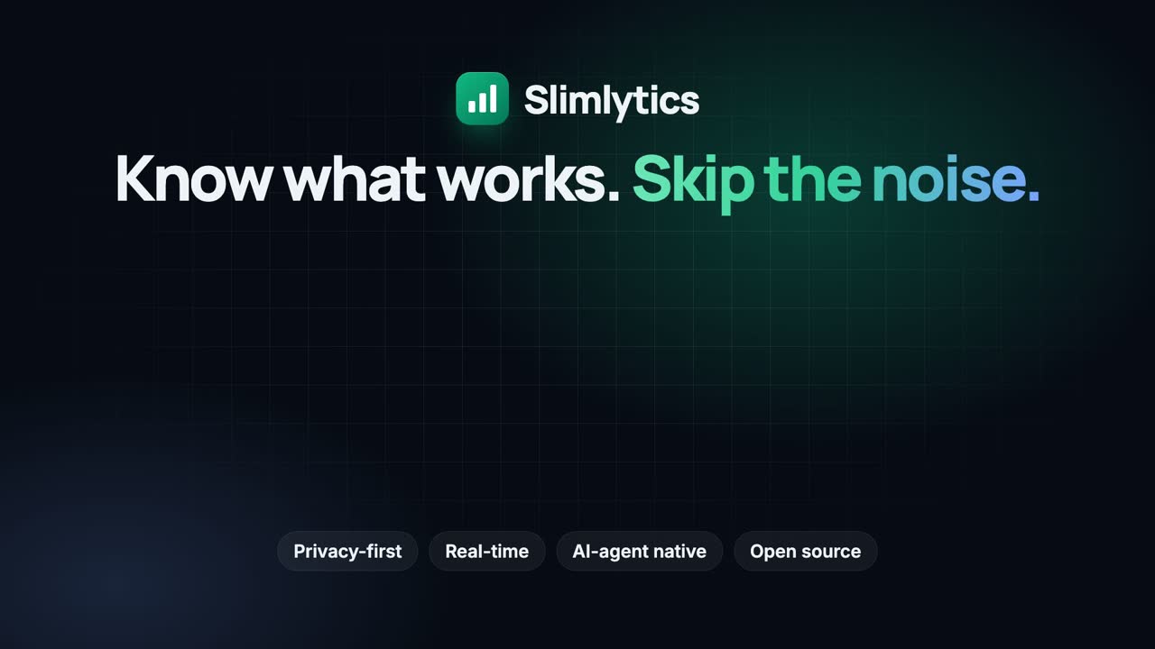 Watch the 30-second Slimlytics tour